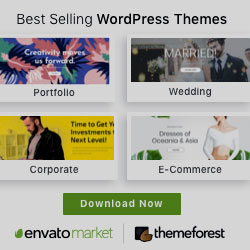 Envato Marketplace - ThemeForest Best selling WordPress templates