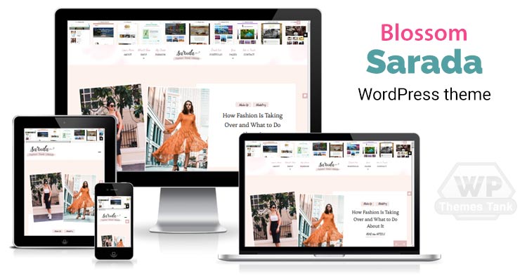 Download BlossomThemes Fashion / Lifestyle / Travel blog theme - Sarada theme