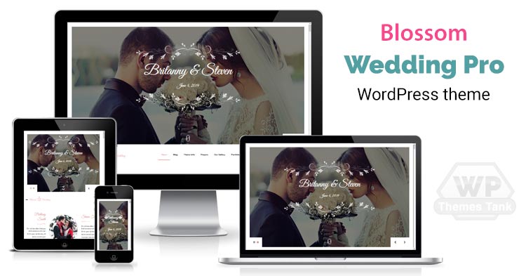 BlossomThemes - Download Blossom Wedding Pro WordPress Theme for Wedding Ceremony / celebration online invitation