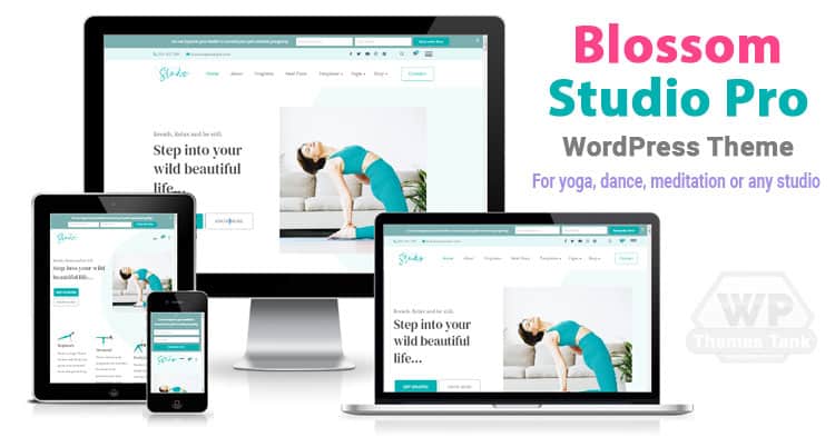 BlossomThemes - Download fresh lead capturing Blossom Studio Pro - Yoga / wellness / Dance Studio WordPress Theme