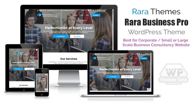 Download RaraThemes - Rara Business Pro WordPress Theme for all types of Business / Corporate websites