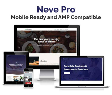 Neve Pro - Mobile Friendly and AMP Compatible Theme