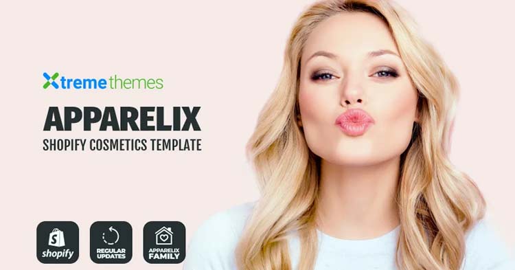 TemplateMonster - Download Apparelix Korean Cosmetics Store Shopify Theme
