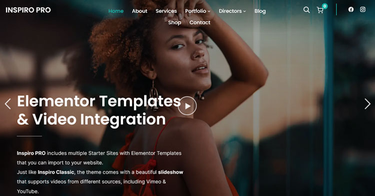 Download Inspiro Pro Elementor Portfolio WP Theme Now!