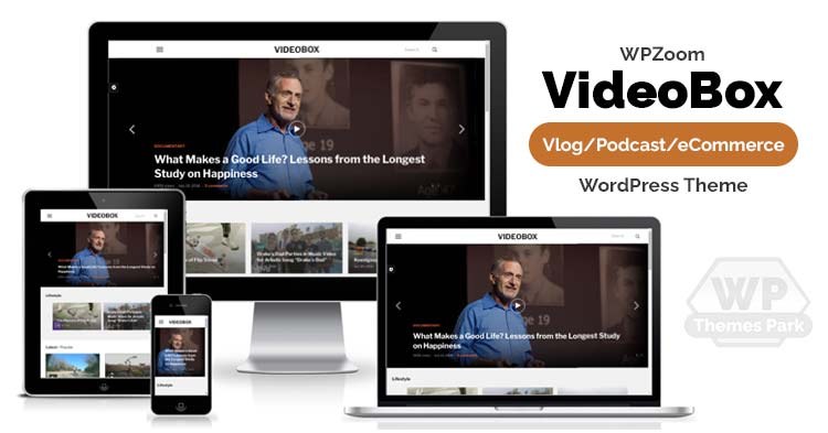 WPZoom - Download VideoBox Vlogging WordPress Theme