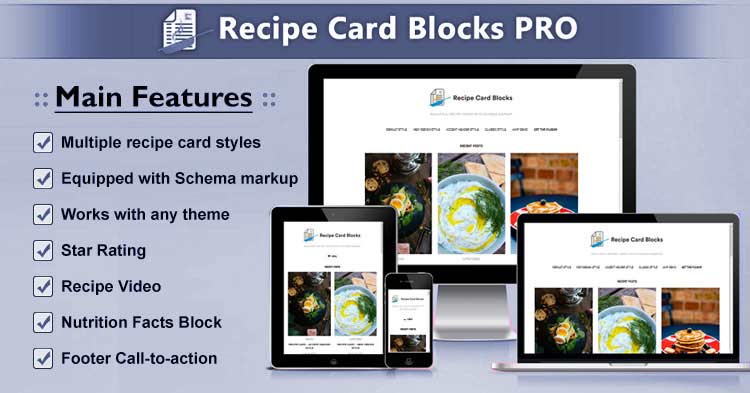 Download Recipe Card Blocks Pro WordPress Plugin Now!